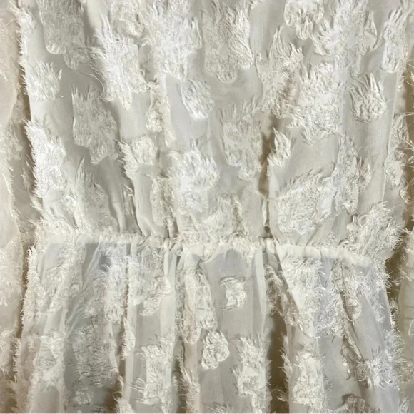 SOLD SHEIN Curve 2X Surplice Tunic Pullover Eyelash Fringe Long Sleeve Lined - Picture 4 of 6